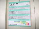 上海虹桥医院楼层科室指引牌5263