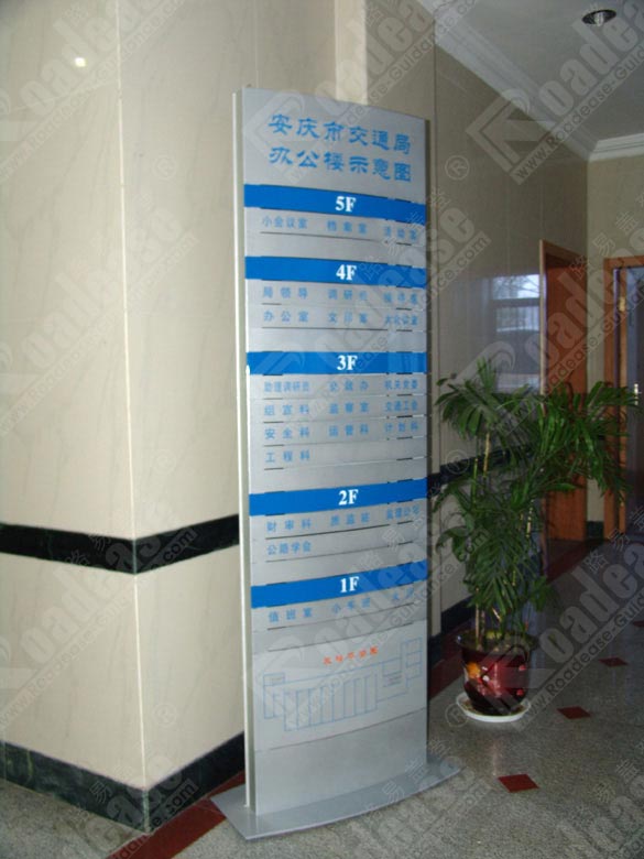 安庆市房产局-交通局立地牌5348标识标牌图片