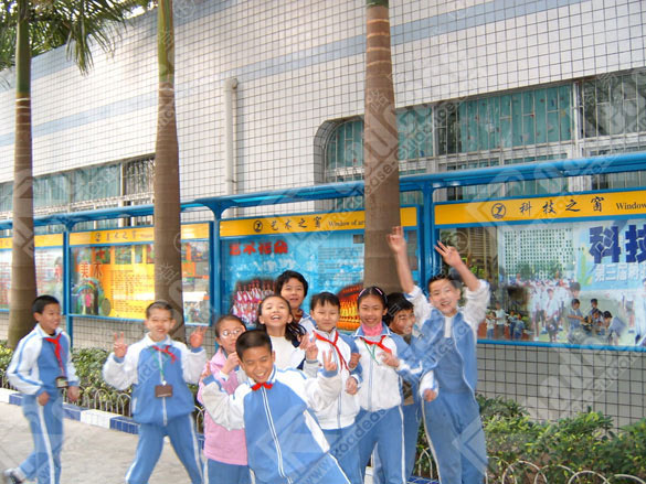 深圳市景莲小学宣传栏5469标识标牌图片