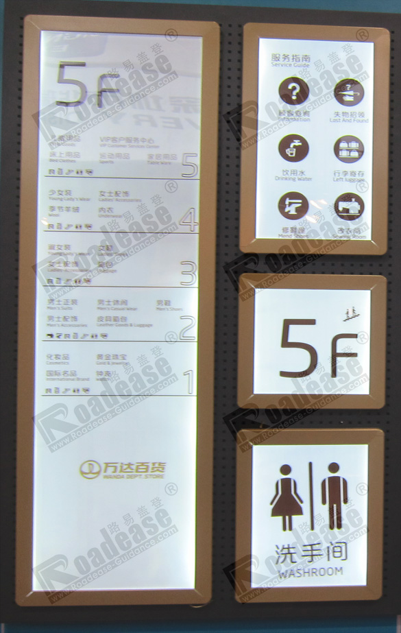 商场标牌样品