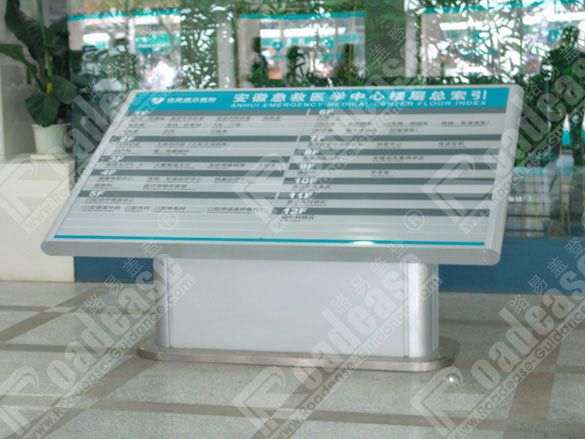 安徽省立医院斜面落地牌5327标识标牌图片