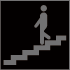 下楼楼梯标志标识