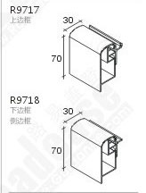 内翻盖开启标识材料